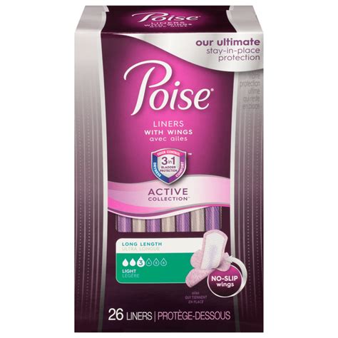 poise active liners with wings